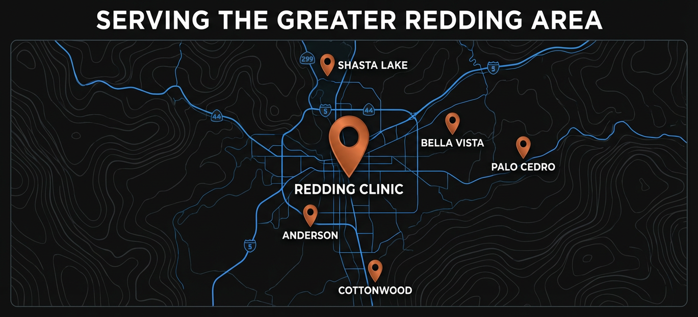 Active Physical Therapy Redding location map